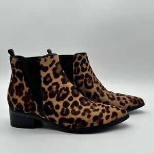 Marc Fisher leopard booties